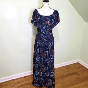 Margauex Riviera prairie boho cottagecore ruffled maxi dress plus size new!!!!!